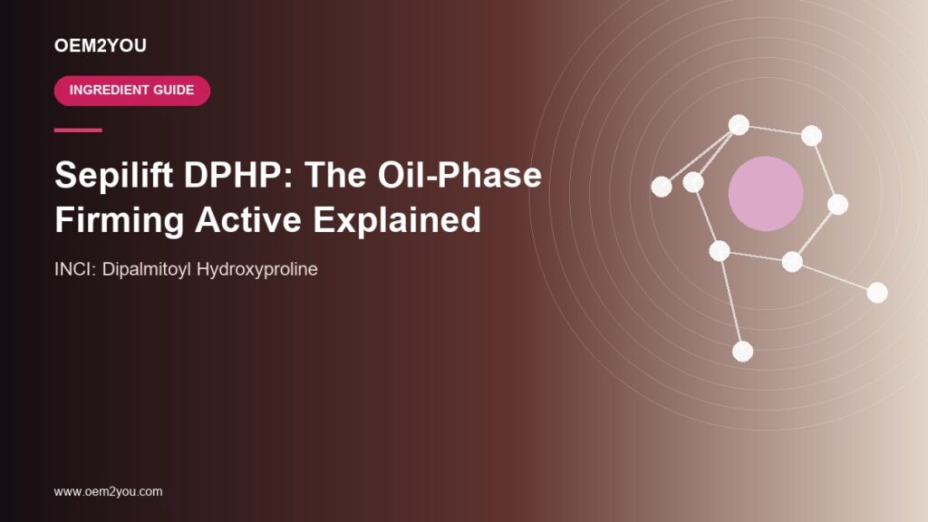 Sepilift DPHP dipalmitoyl hydroxyproline firming ingredient guide cover